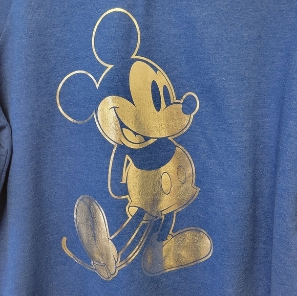 Disneyland Mickey Mouse Wishes Come True Sweatshirt Blue S - Picture 3 of 10